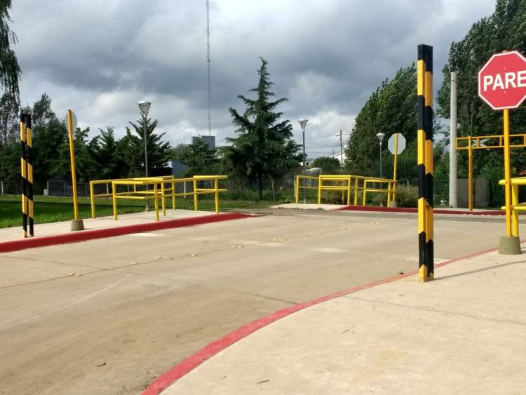 Por quinta vez derriban el Arco Delimitador en el Paso a Nivel Pacífico Giusti