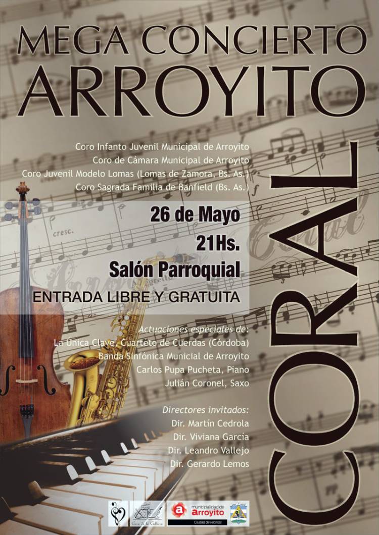 Primer Concierto Arroyito Coral