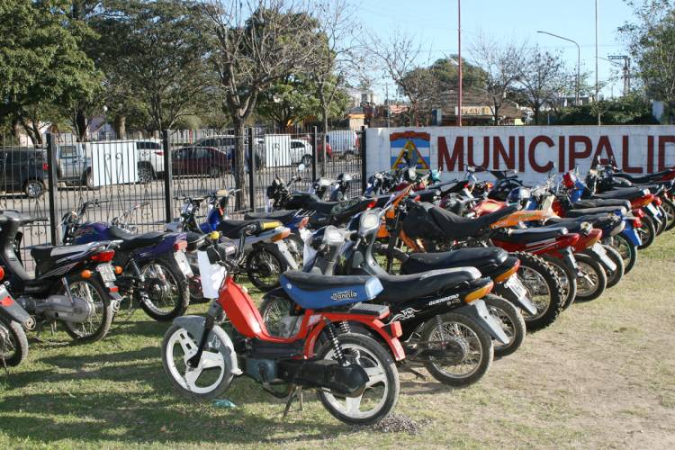 El Municipio de Arroyito realizará el segundo Remate de Motos
