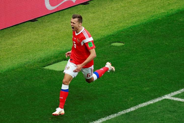 Rusia goleo a Arabia Saudita en el comienzo del Mundial 