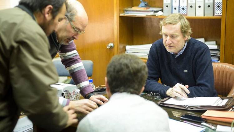 EL DIRECTOR DE PARQUES INDUSTRIALES DE LA PROVINCIA ING. ALEJANDRO CHAILE VISITÓ NUESTRA CIUDAD