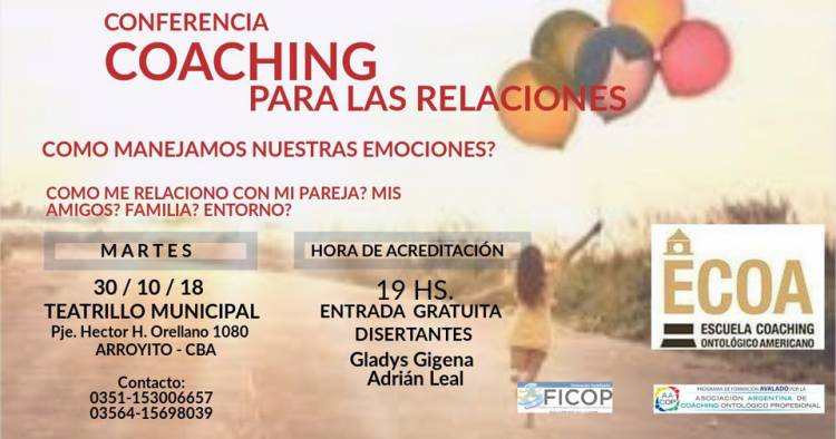 Conferencia de Coaching para las relaciones