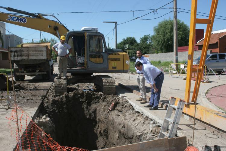 Avanza la obra Master de Desagües Pluvial de calle  Mitre “2 Etapa”