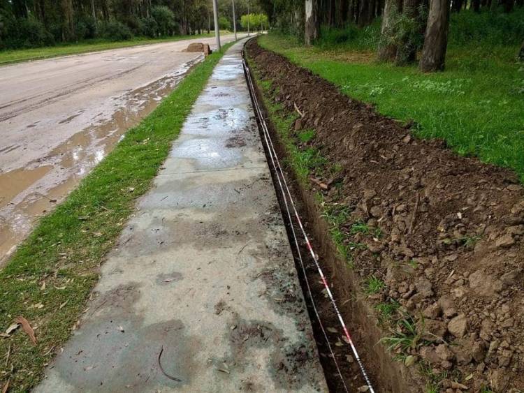 Roban cables del tendido de alumbrado de las Luminarias en el Balneario Municipal