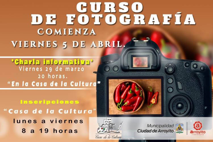 En abril comienza el Curso de Fotografía