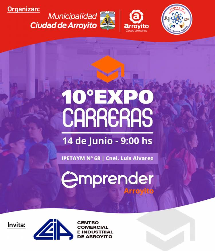 SE VIENE LA 10° EXPO-CARRERAS y 1° EMPRENDER 2019