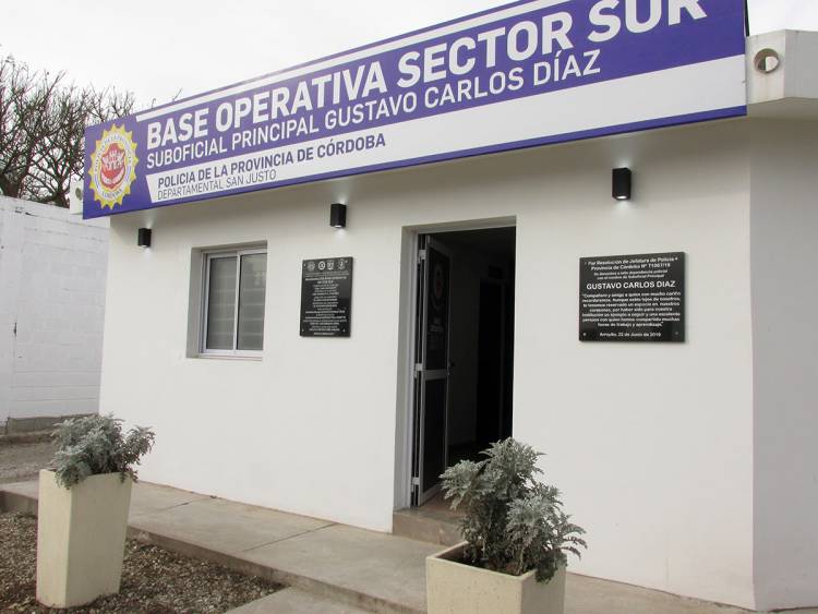 Se le designo nombre a la Base Operativa Sector Sur: “Suboficial Principal Gustavo Carlos Díaz”  