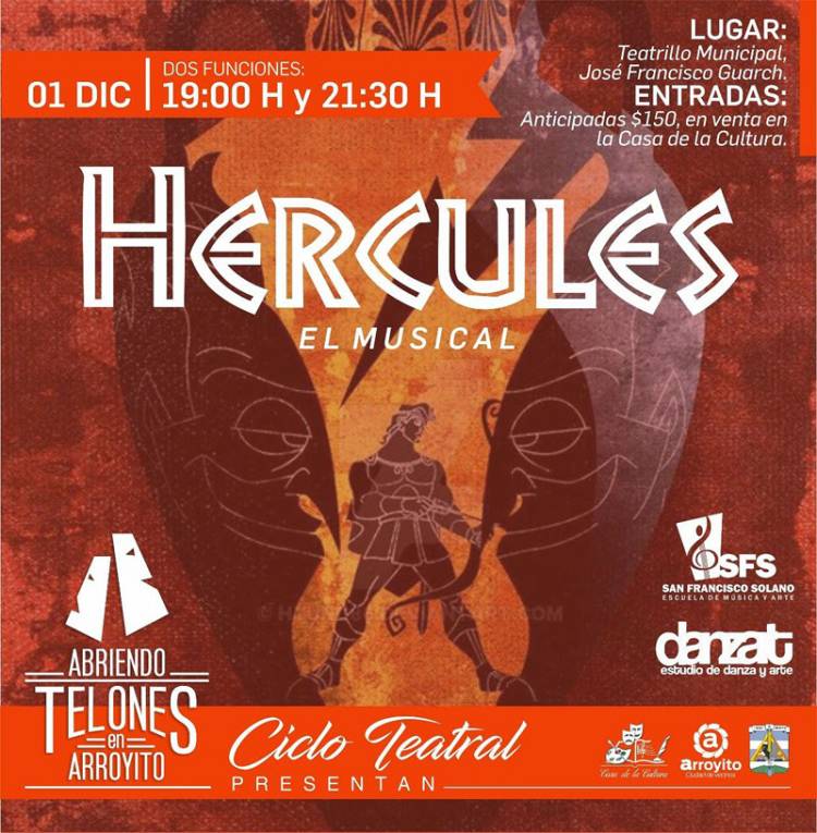 Se realizará una obra musical denominada Hércules