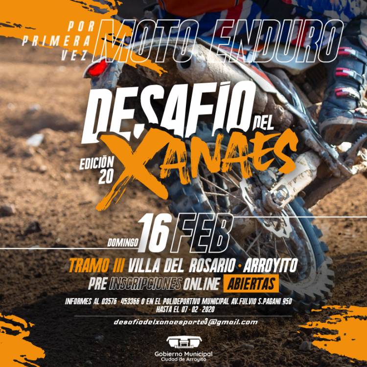 Pre Inscripciones Abiertas para el Desafío del Xanaes 20° Edición, Tramo III