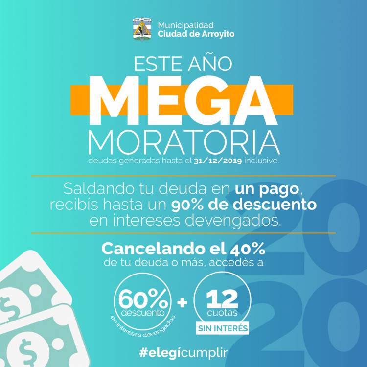 Pagá tu deuda con la Muni: hasta el 90?descuento en intereses generados y nuevo plan de pago