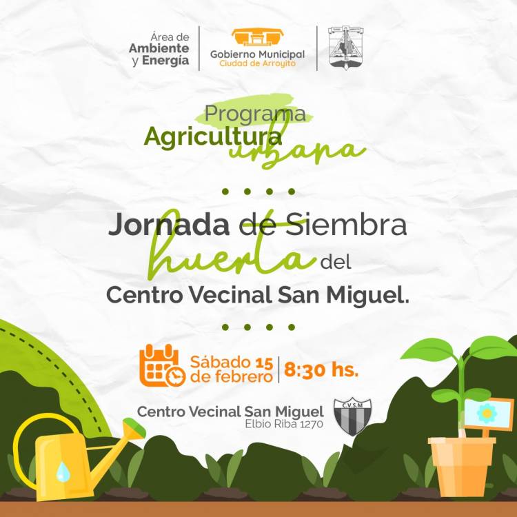 Lanzamiento del Programa de Agricultura Urbana