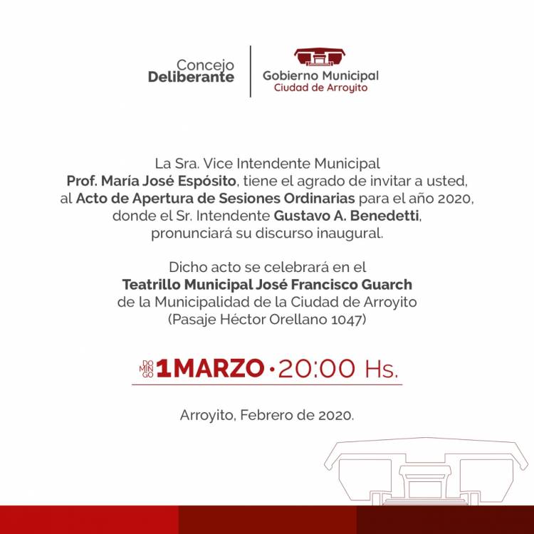 Primero de marzo: Acto de Apertura de Sesiones Ordinarias