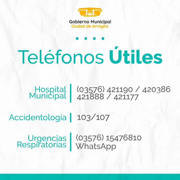 Arroyito : Teléfonos Útiles