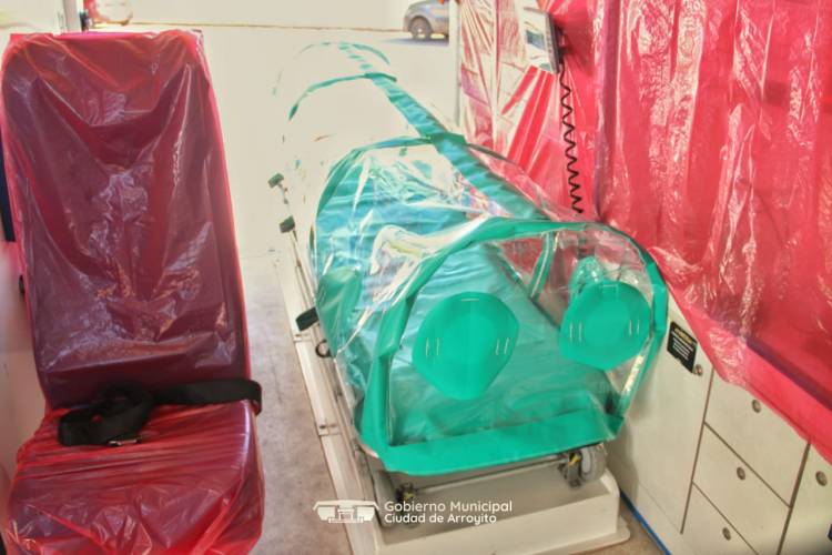 Hospital Municipal: Nueva cápsula para traslado de pacientes de Covid-19