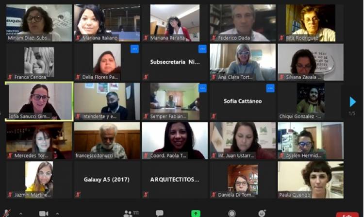 ARROYITO PARTICIPÓ DEL ENCUENTRO VIRTUAL DE LA RED NACIONAL “LA CIUDAD DE LAS NIÑAS Y LOS NIÑOS”