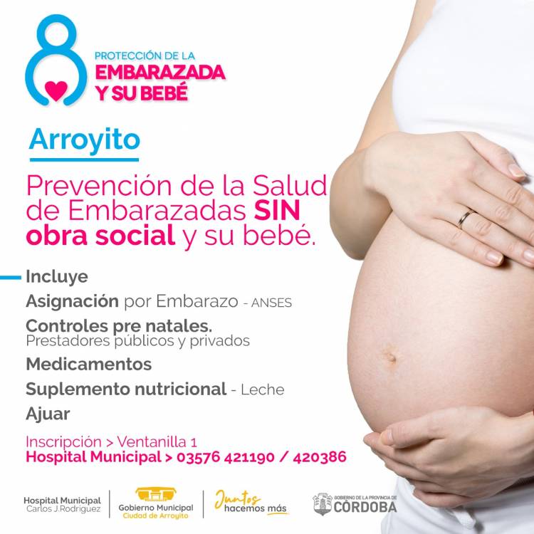 SE PUSO EN MARCHA EL PROGRAMA “PROTECCIÓN DE LA EMBARAZADA Y SU BEBÉ” EN EL HOSPITAL MUNICIPAL