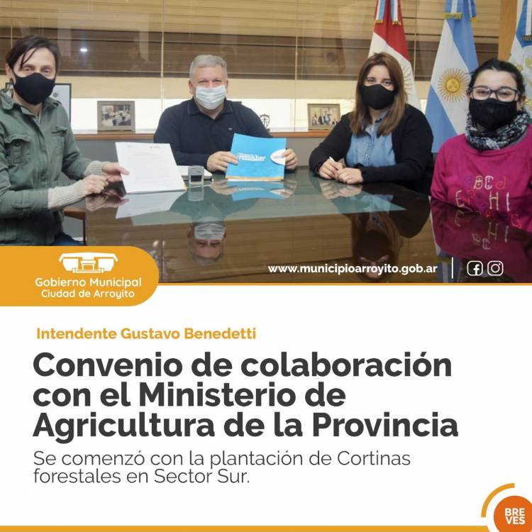 FIRMA DEL CONVENIO CON EL MINISTERIO DE AGRICULTURA DE LA PROVINCIA