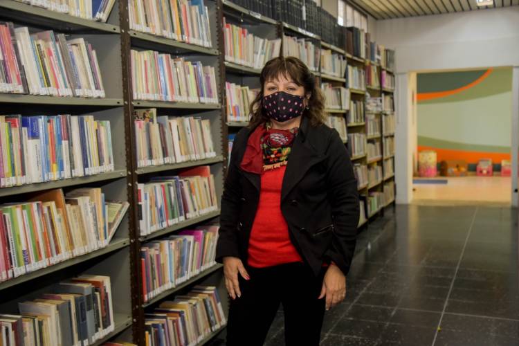 CONTINÚAN LOS TRABAJOS EN LA BIBLIOTECA MUNICIPAL POPULAR ALMAFUERTE