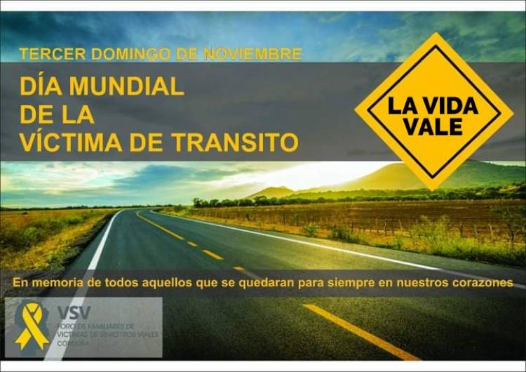 TOQUE DE SIRENAS POR EL DÍA DEL RECUERDO POR LAS VÍCTIMAS DE TRÁNSITO