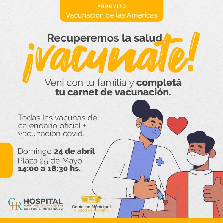 CELEBRAMOS EL DÍA DE LAS VACUNAS EN LA PLAZA 25 DE MAYO