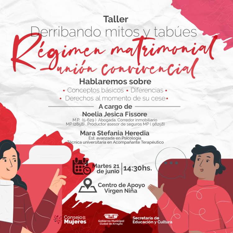 TALLER RÉGIMEN MATRIMONIAL – UNIÓN CONVIVENCIAL
