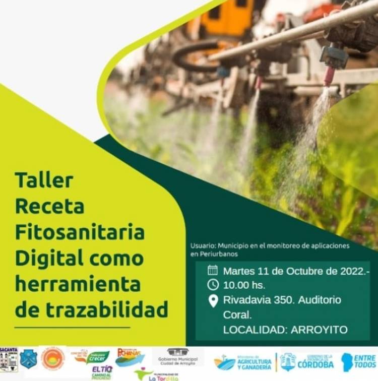 SE REALIZARÁ UN TALLER DE TRAZABILIDAD DE FITOSANITARIOS