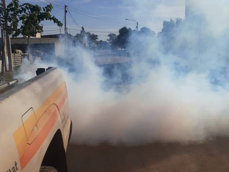 CONTINÚAN LAS FUMIGACIONES EN TODOS LOS SECTORES DE LA CIUDAD Y LOS PARAJES